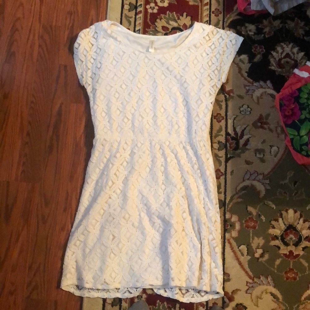 White/cream boutique dress